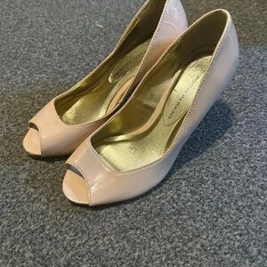 Dorothy Perkins Nude Peep Toe Heels